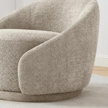 VANOMi Swivel Barrel Chair - Stylish Comfort for Any Space