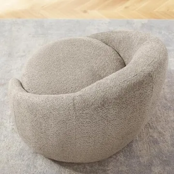 VANOMi Swivel Barrel Chair - Stylish Comfort for Any Space