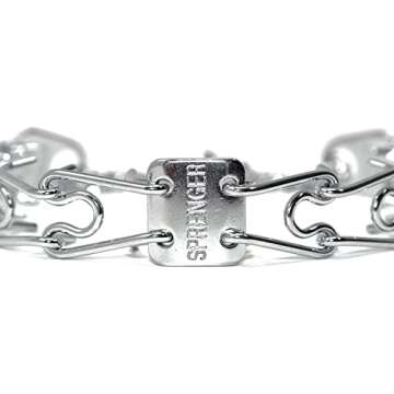 Herm Sprenger Prong Dog Training Collar Ultra-Plus Chrome Plated Steel Pet Pinch No-Pull for Dogs Anti Pull Made in Germany 2.25mm x 13in Small