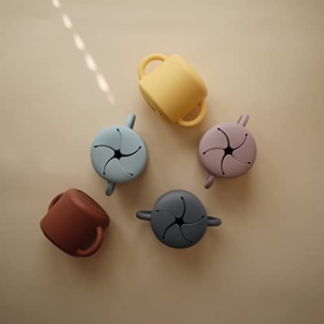 Mushie Silicone Snack Cup - Spill Proof & Durable