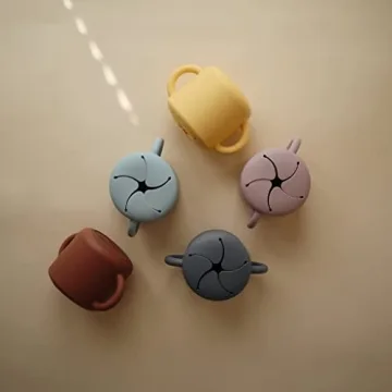 Mushie Silicone Snack Cup - Spill Proof & Durable