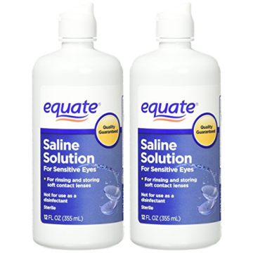 Affordable Contact Lens Saline Solution Twin Pack for Eyes