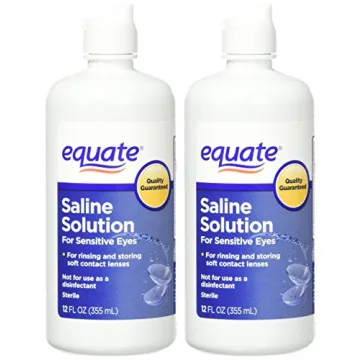 Affordable Contact Lens Saline Solution Twin Pack for Eyes