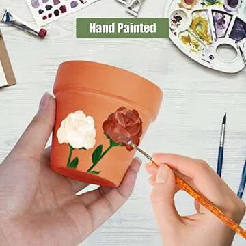 KOAMLY 3 inch Plant Nursery pots Number of Items in a 20 Pack, with Drain, Succulent Seedling Planter, use with Indoor, windowsill, Terra Cotta red Flower pots Wedding Decoration Best Gift for Aunts