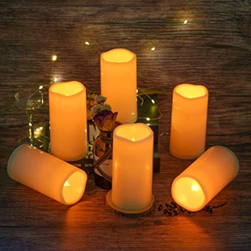 Amagic Waterproof Flameless Candles with Remote Control