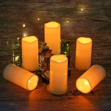 Amagic Waterproof Flameless Candles with Remote Control