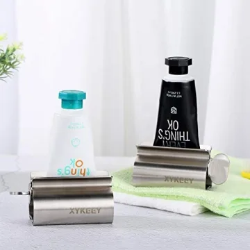 Stainless Steel Toothpaste Tube Squeezer Set of 3 Eco-Friendly