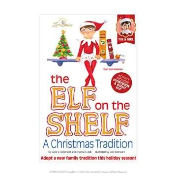 The Elf on the Shelf: A Christmas Tradition - Girl Scout Elf with Blue Eyes - Includes Artfully Illustrated Storybook, Keepsake Box and Official Adoption Certificate