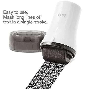 Guard Your ID Wide Advanced Roller 2.0 Identity Theft Prevention Security Stamp White