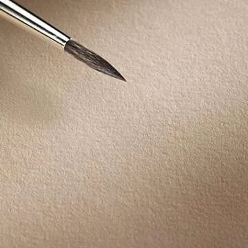 Toned Watercolour 200g/m² Beige, Square Watercolor Notebook, Size 14x14cm, 30 fls