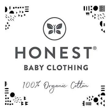 HonestBaby unisex baby 5-pack Organic Cotton Long Sleeve Bodysuits and Toddler T Shirt Set, Bright White, 3-6 Months US