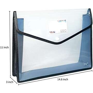 YoeeJob Legal Size Expandable File Folders - 2 Packs