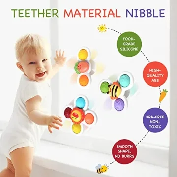 Engaging Suction Cup Spinner Toys for Toddlers