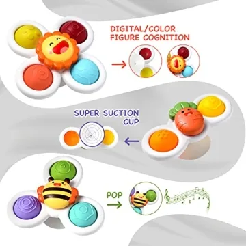 Engaging Suction Cup Spinner Toys for Toddlers