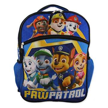 Nickelodeon Paw Patrol Pups Boy's 16 Inch School Backpack (One Size, Blue)