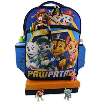 Nickelodeon Paw Patrol Pups Boy's 16 Inch School Backpack (One Size, Blue)