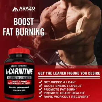 Boost Metabolism with Super Strength L-Carnitine 1000mg