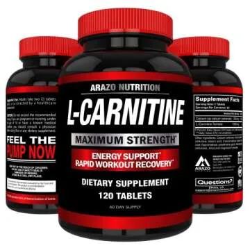 Boost Metabolism with Super Strength L-Carnitine 1000mg