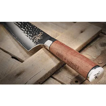 Anvil & Hammer Professional Chef Knife - 8” Damascus Blade