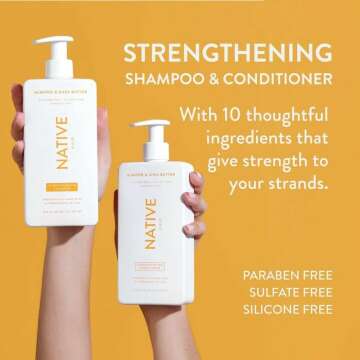 Natural Shampoo and Conditioner Set for All Hair Types