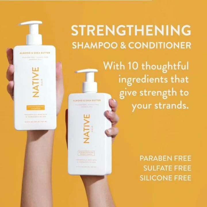 Natural Shampoo and Conditioner Set for All Hair Types