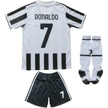 LeenBD Juventus #7 Kids Soccer Jersey & Shorts
