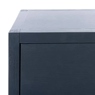 Stylish Safavieh Odilia Navy and Gold 1-Drawer Nightstand
