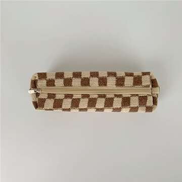 SURBEAV Pencil Case Pen Case Office College School Storage Bag Pouch Holder Box Organizer Makeup Pou...