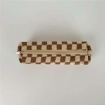 SURBEAV Pencil Case Pen Case Office College School Storage Bag Pouch Holder Box Organizer Makeup Pou...