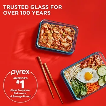 Pyrex Simply Store 3-Pack Glass Food Storage Containers Set