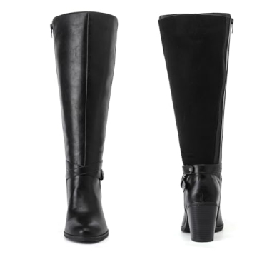 Luoika Extra Wide Calf Knee High Boots for Women