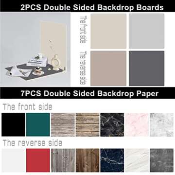 Versatile 9PCS Photography Backgrounds for Stunning Visuals