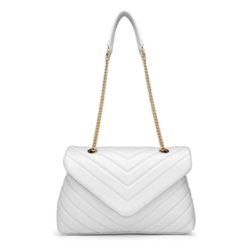 PRETTYGARDEN Women’s Fashion Crossbody Bags Lightweight Adjustable Chain Strap Quilted Designer Ha...