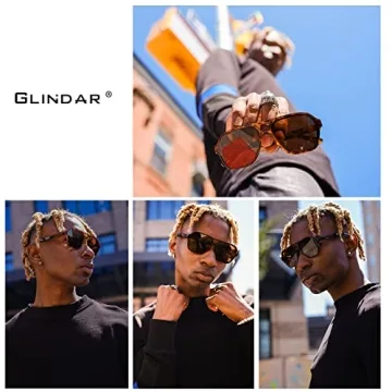 Stylish GLINDAR Polarized Aviator Sunglasses for All