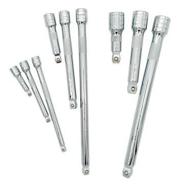 VASTOOLS 9-Piece Wobble Socket Extension Set for Mechanics