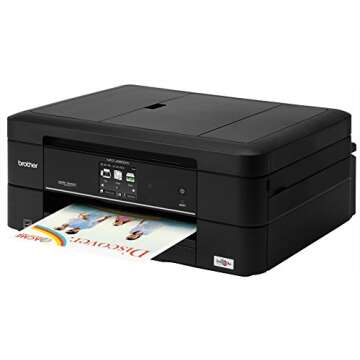 Brother MFC-J680DW All-in-One Color Inkjet Printer, Wireless Connectivity, Automatic Duplex Printing, Amazon Dash Replenishment Ready