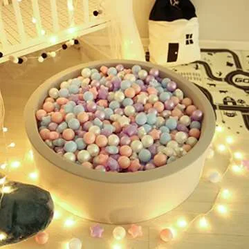 GOGOSO 100 Pack Star Ball Pit Balls for Toddlers