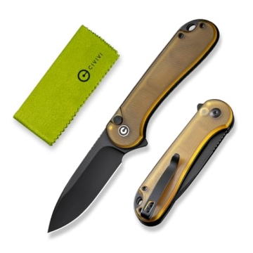 CIVIVI Elementum II Pocket Knife, Utility Knife with 2.96" Nitro-V Blade Ultem Handle for Camping Fi...