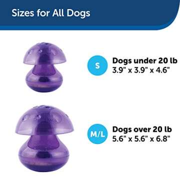 Busy Buddy Magic Mushroom Dog Pet Toy, Medium/LG