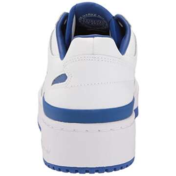 adidas Originals Women's Forum Bold Sneaker, White/White/Team Royal Blue, 8