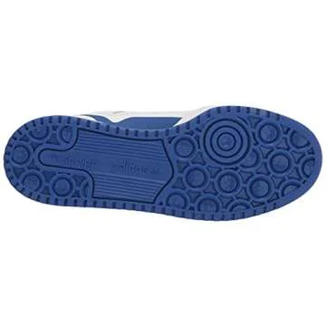adidas Originals Women's Forum Bold Sneaker, White/White/Team Royal Blue, 8