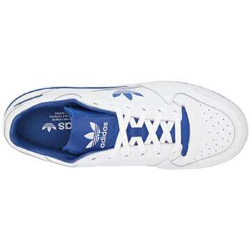adidas Originals Women's Forum Bold Sneaker, White/White/Team Royal Blue, 8