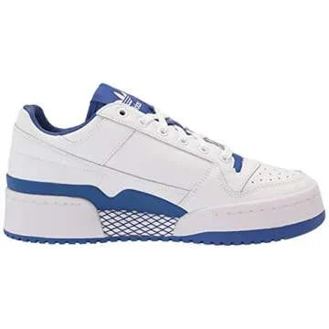 adidas Originals Women's Forum Bold Sneaker, White/White/Team Royal Blue, 8