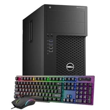 Dell Precision Gaming Desktop PC Tower Computer – Intel Core i5-6500 16GB RAM SSD HDD Gaming Perfo...