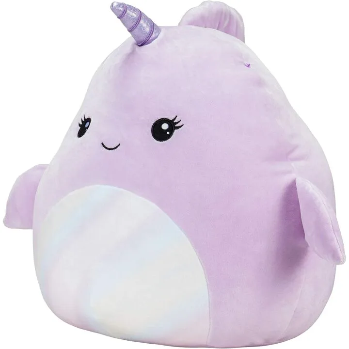 Naomi The Narwhal Squishmallow - 16" Plush Toy