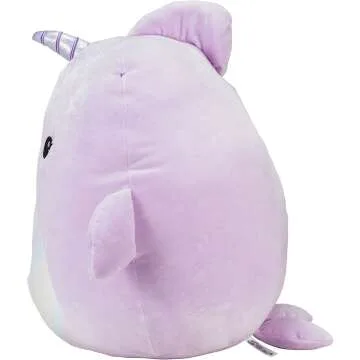 Naomi The Narwhal Squishmallow - 16" Plush Toy