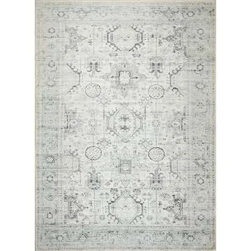 GLN Rugs Bohemian Collection - Stylish Machine Washable Rug