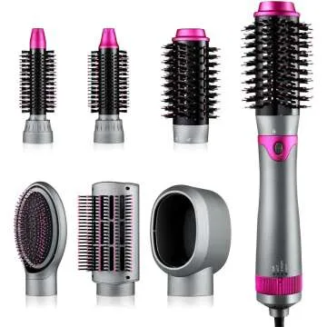 6-in-1 Hair Dryer Brush & Volumizer for Effortless Styling