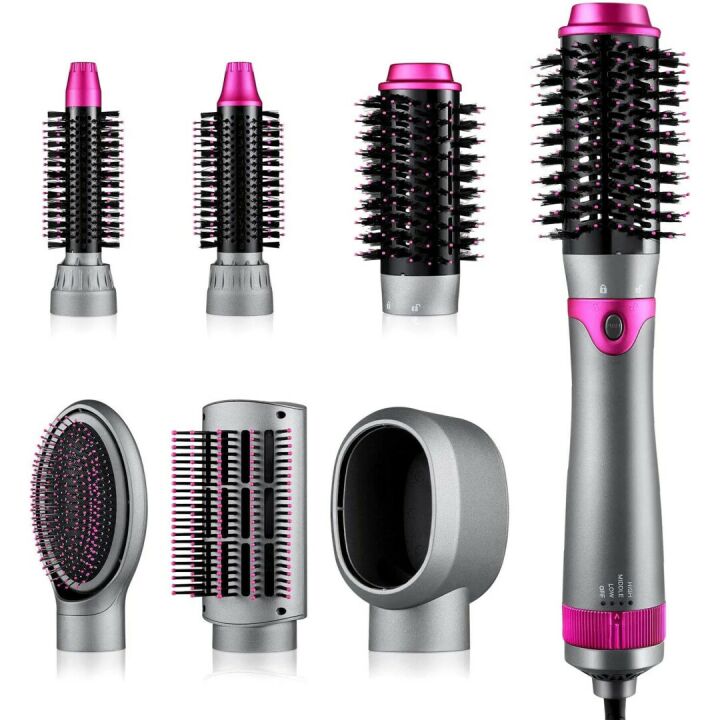 6-in-1 Hair Dryer Brush & Volumizer for Effortless Styling