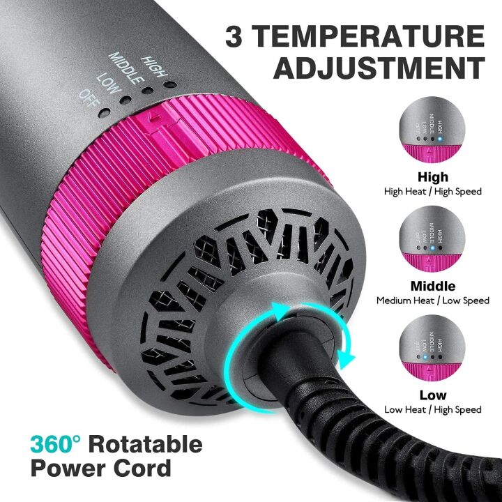 6-in-1 Hair Dryer Brush & Volumizer for Effortless Styling